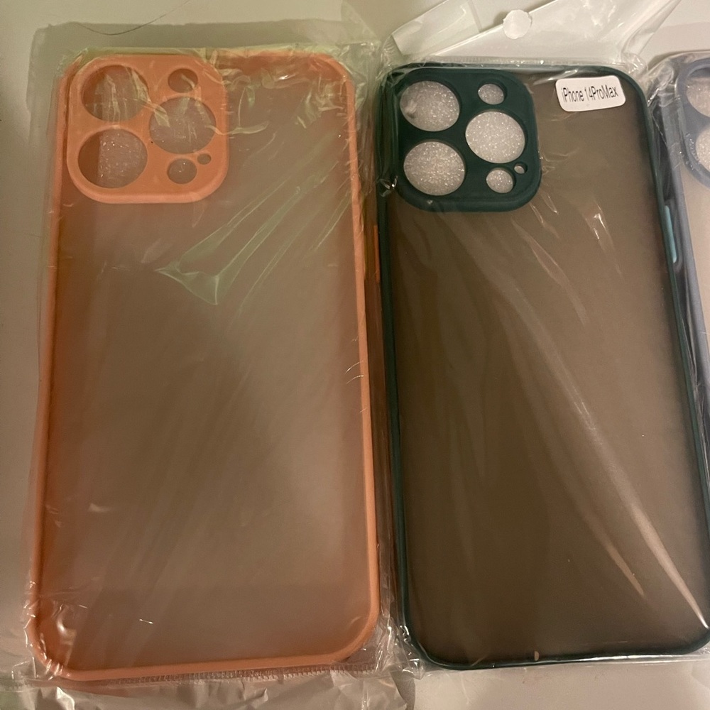 Luxury Shockproof iphone 14 pro max case Matte Clear Soft Phone Case